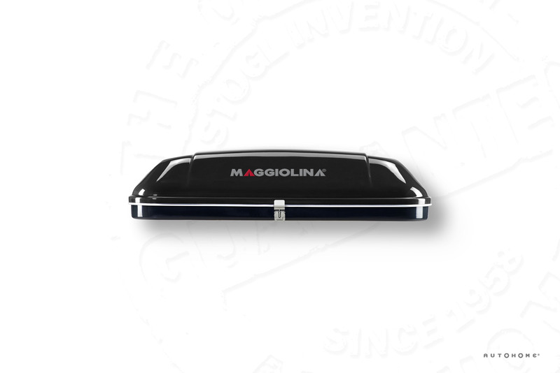 AUTOHOME Hartschalen-Dachzelt MAGGIOLINA Airlander Plus - SMALL X-Long- Black Storm