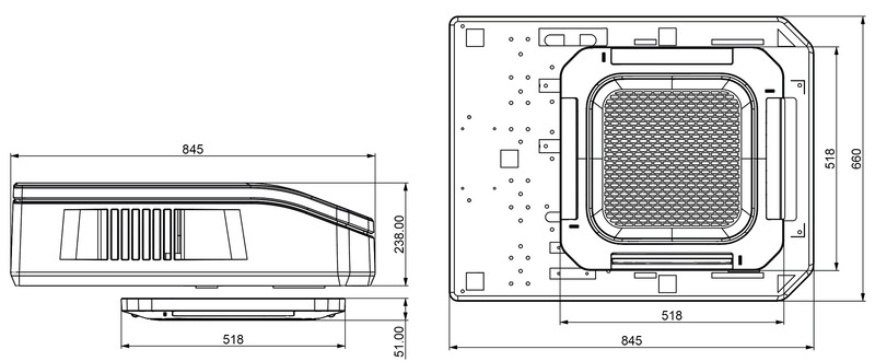 12V Dachklimaanlage E-MOTION - Schwarz