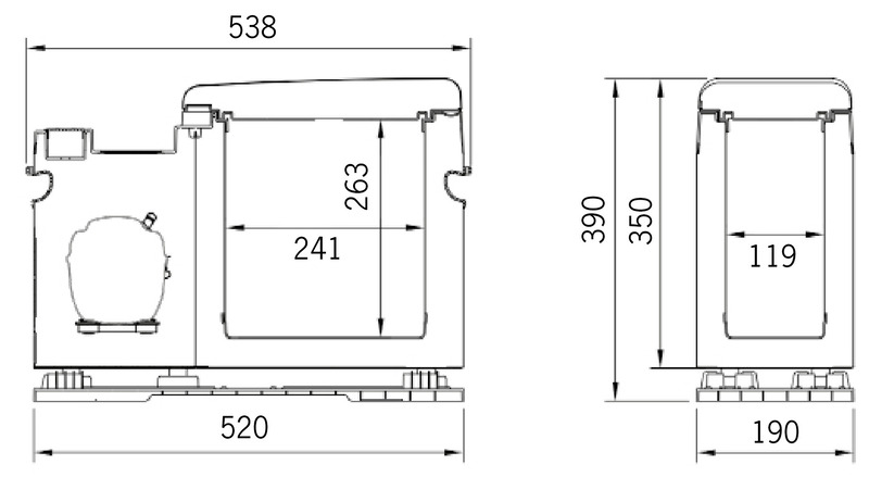 CabCooler 8 12/24-V-Kompressor-Kühlbox - 8 l