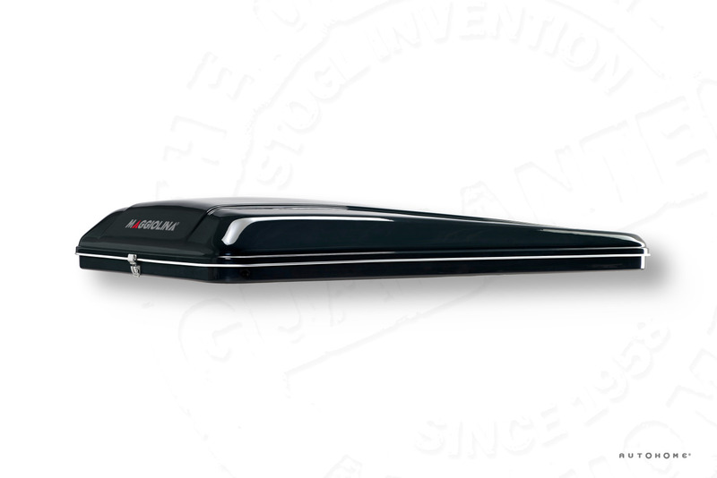 AUTOHOME Hartschalen-Dachzelt MAGGIOLINA Airlander Plus - SMALL X-Long- Black Storm