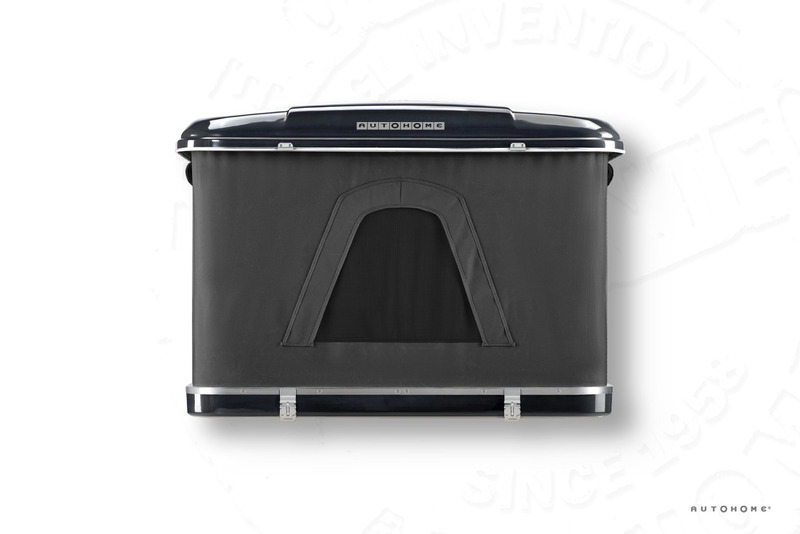 AUTOHOME Hartschalen-Dachzelt MAGGIOLINA Airlander Plus - SMALL X-Long- Black Storm